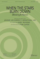 When The Stars Burn Down by Riddle Jennie Lee - Rhodes Gary - for SATB