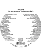 Accompaniment/Performance Pack 2017 by Various - Various - Two-part for Accompaniment CD