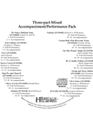 Accompaniment/Performance Pack 2017 by Various - Various - for Accompaniment CD (3-part Mixed)