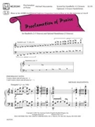 Proclamation Of Praise by Mazzatenta Michael for Handbells 3-5 Octave