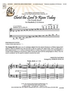 Christ The Lord Is Risen Today by - Duncan Andrew - for Handbells
