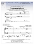Praise to the Lord by - Behnke John A - for Handbells 3-5 Octave
