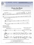 Down the River (Running the Rogue) by Krug Jason W for Handbells 3-5 Octave