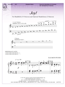 Joy by Peters Elizabeth for Handbells 3-5 Octave