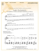 Joyful Acclamation by Mitchell Eithun for Handbells 3-5 Octave