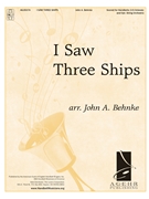I Saw Three Ships by - Behnke John A - for Handbells 3-5 Octave
