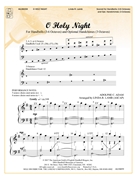 O Holy Night by - Lamb Linda R. - for Handbells 3-6 Octave