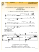 Retrospective by Krug Jason W for Handbells 3-6 Octave