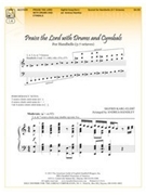 Praise the Lord with Drums and Cymbals by Karg-Elert Sigfrid - Handley Andrea - for Handbells 3-7 Octave