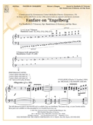 Fanfare on Engelberg by Stanford Sir Charles Villiers - Glasgow Michael - for Handbells 3-7 Octave