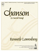 Chanson (A Sacred Song) by Lowenberg Kenneth for Handbells
