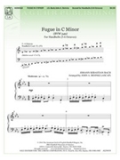 Fugue in C Minor by Bach Johann Sebastian - Behnke John A - for Handbells 5-6 Octave