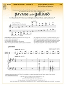 Pavane And Galliard by Joy Michael for Handbells 5-7 Octave