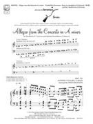 "Allegro" from the Concerto in A minor by Vivaldi and Bach - Gramann Fred - for Handbells 5-7 Octave