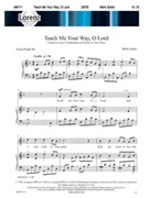 Teach Me Your Way O Lord by Sedio Mark for Unison/2-Part and Piano