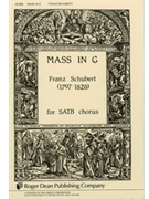 Mass In G by Schubert Franz - Mass #2 D167 - for SATB