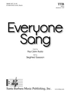 Everyone Sang by Rudoi Paul for TTB