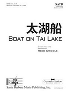 Boat on Tai Lake by - Criddle Reed - for SATB and Piano