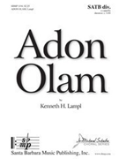 Adon Olam by Lampl Kenneth for SATB divisi a cappella