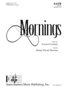 Mornings by Cooman Carson for SATB a cappella
