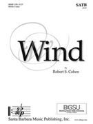 Wind by Cohen Robert S for SATB and Piano