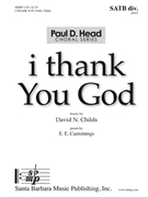 i thank You God by Childs David cummings e e for SATB divisi and Piano