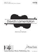 David's Lamentation by von Kampen David for SATB a cappella