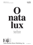 O nata lux by Davison and Lupinski for SATB and Piano