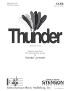 Thunder by Johnson Randall - Johnson Randall - for SATB and Piano (Trad Sioux Chant)
