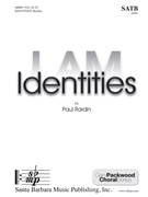 Identities by Rardin Paul Anthony Quiambao S for SATB and Piano