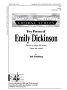 2 Poems Of Emily Dickinson by Ginsberg Neil for 2-Part