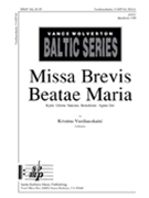 Kyrie from Missa Brevis in Honorem Beata Maria Virginis by Vasiliauskaite Kristina for SATB and Piano
