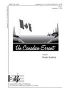 Un Canadien Errant by - Kendrick Donald - for SATB and Piano