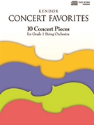 Kendor Concert Favorites by Various for Piano Accompaniment