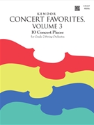 Kendor Concert Favorites Volume 3 by Various for Cello