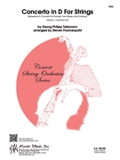 Concerto In D For Strings - Movement #2 by Telemann Georg Philipp - Frackenpohl Steven - for String Orchestra