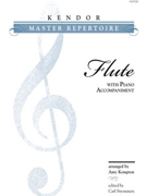 Kendor Master Repertoire - Flute by Various - Kempton Amy - for Flute and Piano
