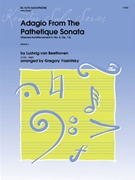 Adagio From The Pathetique Sonata (Themes From Movement II No. 8 Op. 13) by Beethoven Ludwig van - Yasinitsky Gregory - for Alto Saxophone and Piano