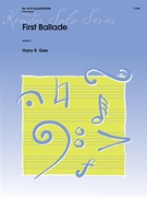 1st Ballade by Gee Harry for Alto Saxophone S
