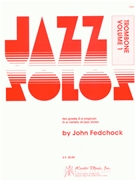 Jazz Solos For Trombone Volume 1 by Fedchock John for Trombone Solo (Vol 1)