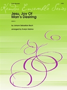 Jesu Joy Of Man's Desiring by Bach Johann Sebastian - Sabina Evelyn - for Flute Quartet
