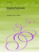 Musical Postcards by Various - Halferty Frank - for Flute Quartet