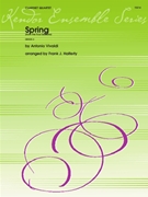 Spring From The 4 Seasons Mvt 13 by Vivaldi Antonio Lucio - Halferty Frank - for Bb Clarinet Quartet