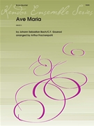 Ave Maria by Bach and Gounod - Frackenpohl Arthur - for Brass Quintet