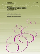 Andante Cantabile from Str 4tet #1 Op11 by Tchaikovsky Pyotr Ilyich - Decker Charles - for Brass Quintet