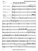Preludio For Percussion by Del Borgo for