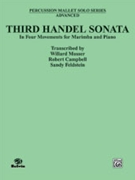 Third Handel Sonata for Marimba and Piano by Transcr. Willard Mus for Marimba