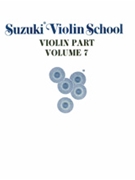 Suzuki Violin School - Volume 7 by Suzuki Shinichi for Violin Method (Vol 7)