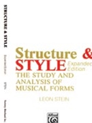 Anthology of Musical Forms: Structure & Style (Expanded Edition) by Stein Leon for Book
