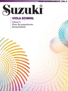 Suzuki Viola School - Volume 5 by Suzuki Shinichi for Piano Accompaniment (Vol 5 Revised)